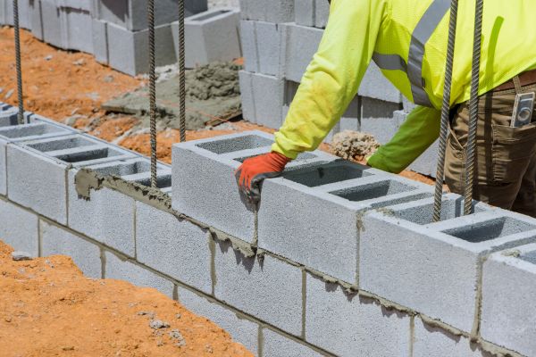 Concrete Blocks Installation in Chester