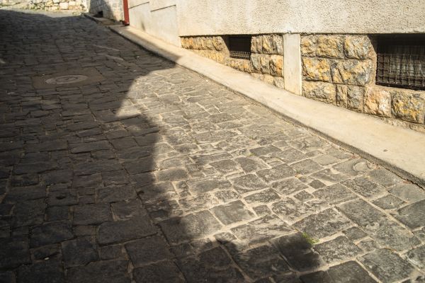 Stone Sidewalk Repair in Chester