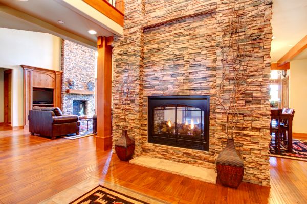 Stone Hearth Installation in Chester