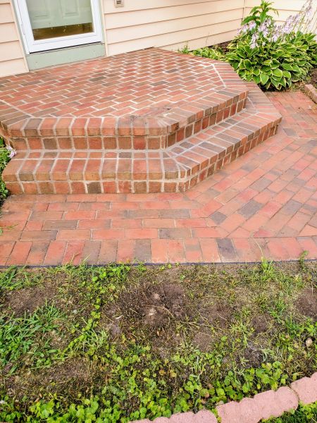 Brick Stoop Repair in Chester